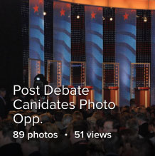 Post Debate Candidate Photos